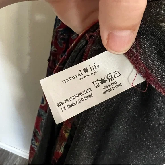 *NEW* Natural Life Berkeley Velvet Tiered Maxi Dress - Picture 13 of 13